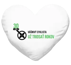Vankúš Vášnivý cyklista už x rokov
