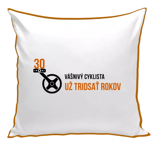 Vankúš Vášnivý cyklista už x rokov