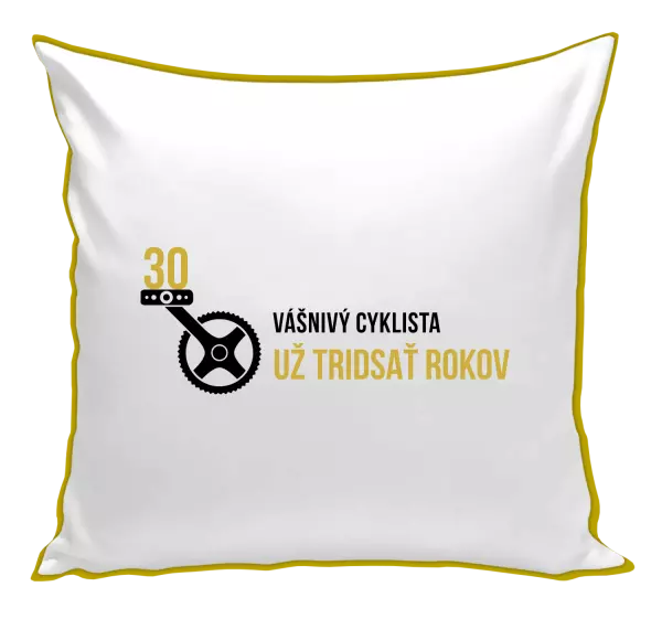 Vankúš Vášnivý cyklista už x rokov
