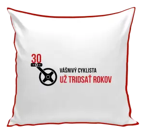 Vankúš Vášnivý cyklista už x rokov