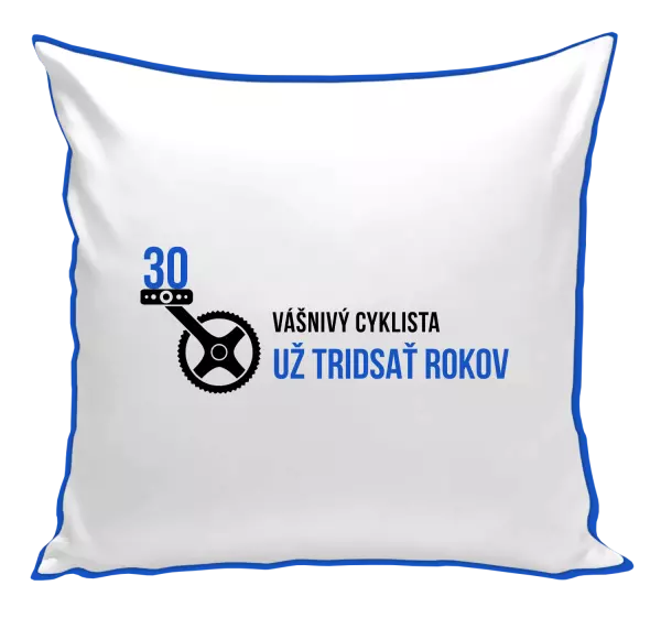 Vankúš Vášnivý cyklista už x rokov