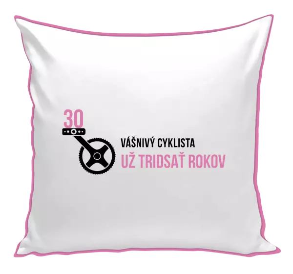 Vankúš Vášnivý cyklista už x rokov
