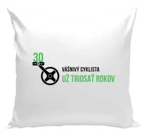 Vankúš Vášnivý cyklista už x rokov