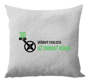 Vankúš Vášnivý cyklista už x rokov