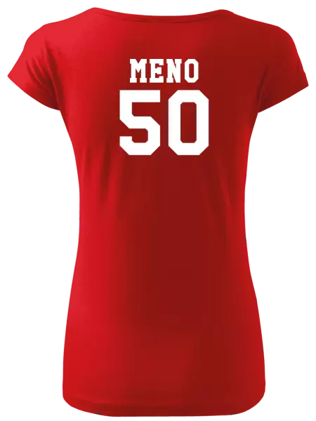 Dámske tričko Vek a meno