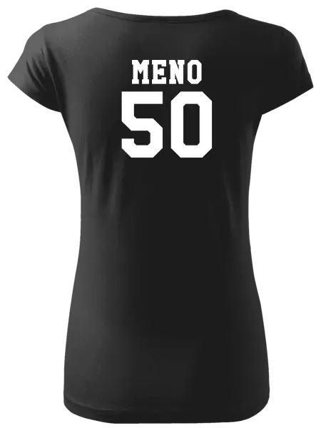 Dámske tričko Vek a meno