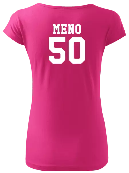 Dámske tričko Vek a meno