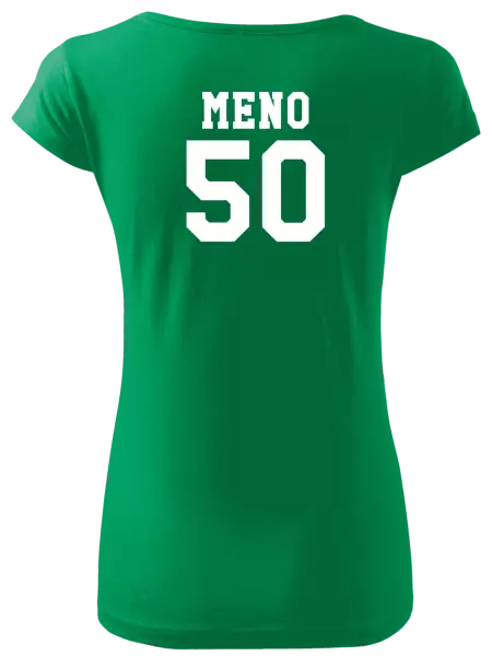 Dámske tričko Vek a meno