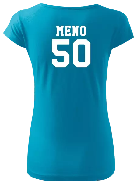 Dámske tričko Vek a meno