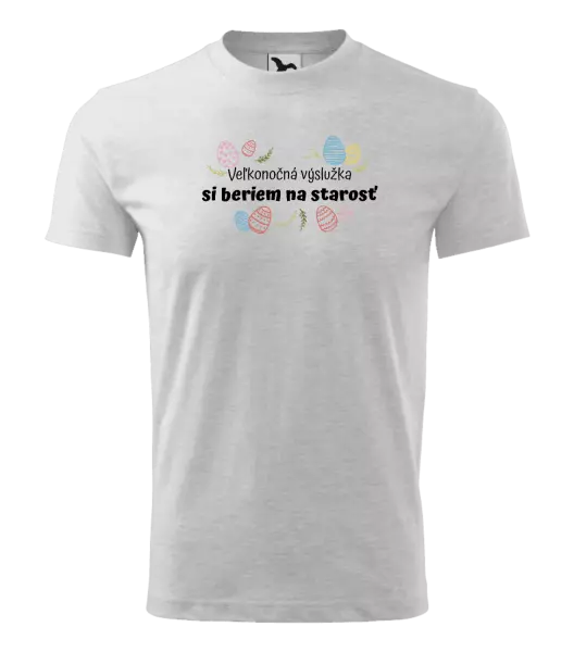Detské veľkonočné tričko Veľkonočná výslužka si beriem na starosť