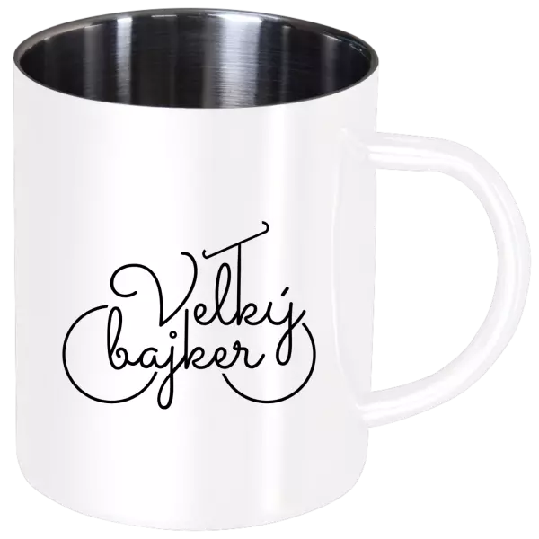 Nerezový hrnček Velkýj bajker