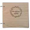 Drevený album so sponami Veniec 2