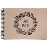 Drevený album s krúžkovou väzbou Veniec 3