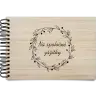Drevený album s krúžkovou väzbou Veniec 4