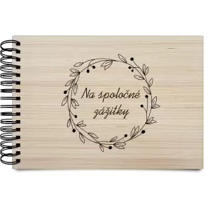 Drevený album s krúžkovou väzbou Veniec 4
