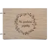 Drevený album so sponami Veniec 4