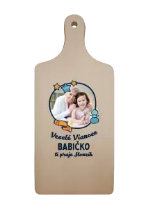 Doštička Veselé Vianoce babička s venovaním