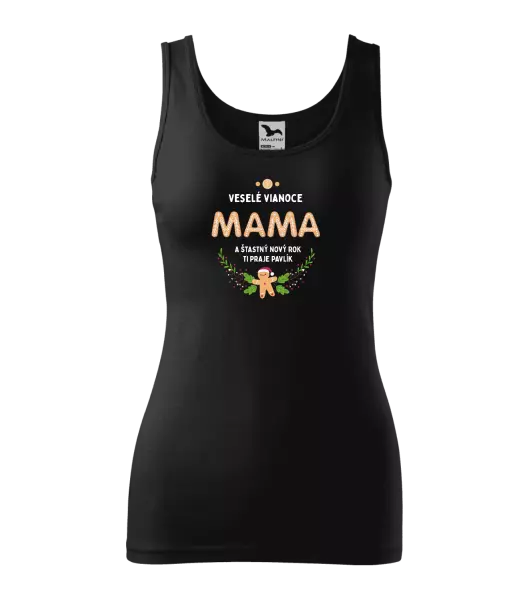 Vianočné tielko Veselé Vianoce mami, perníček