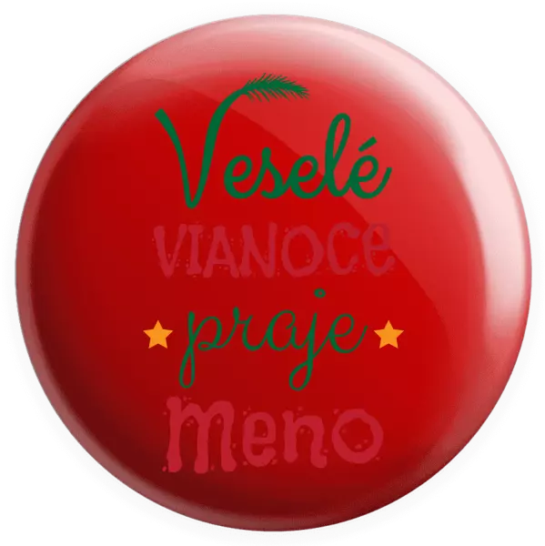 Placka Veselé Vianoce praje