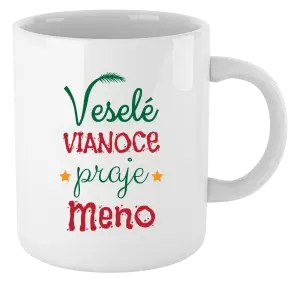 Vianočný hrnček Veselé Vianoce praje