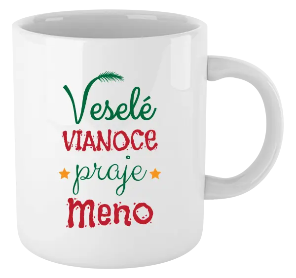 Vianočný hrnček Veselé Vianoce praje