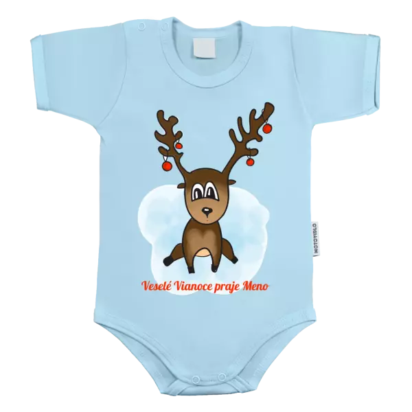 Detské body Veselé Vianoce praje - sobík