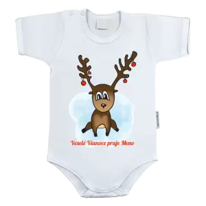 Detské body Veselé Vianoce praje - sobík