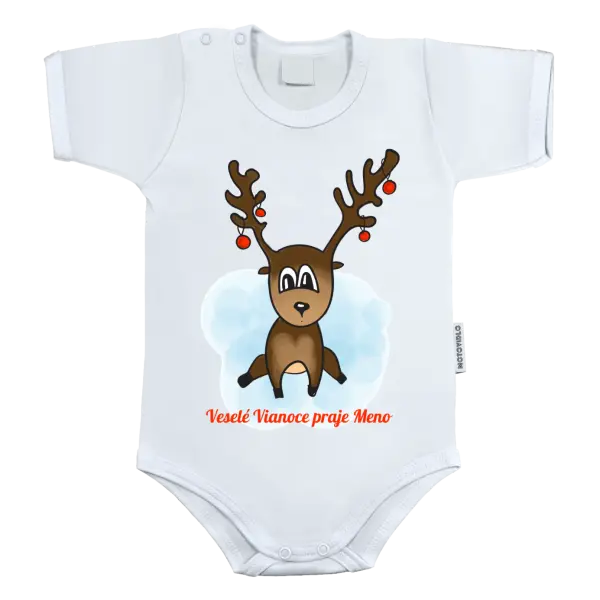 Detské body Veselé Vianoce praje - sobík