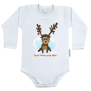 Detské body Veselé Vianoce praje - sobík