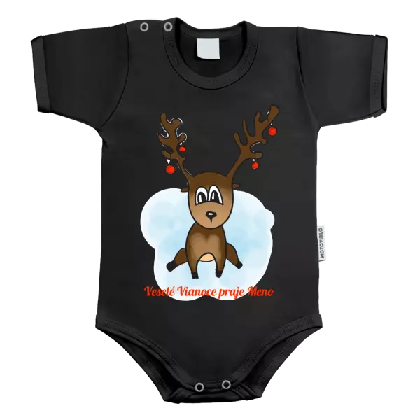 Detské body Veselé Vianoce praje - sobík