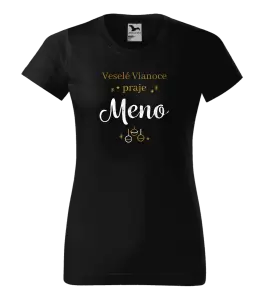  Veselé Vianoce praje - zlaté ozdoby