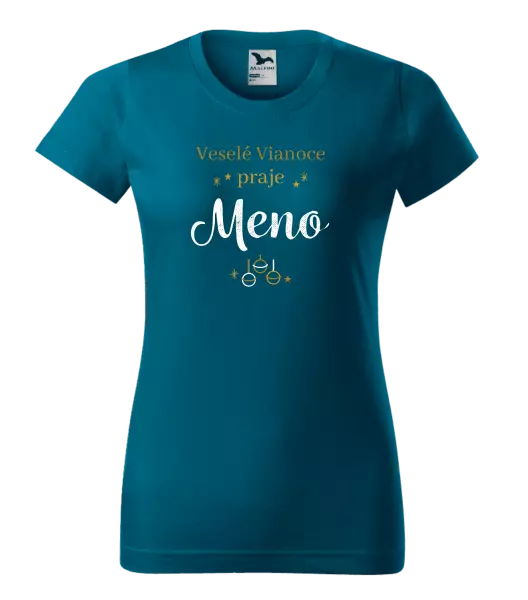  Veselé Vianoce praje - zlaté ozdoby