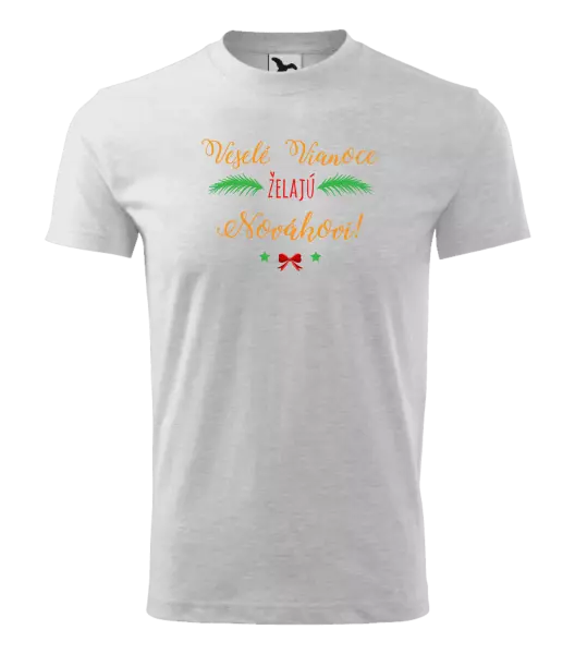 Detské vianočné tričko Veselé Vianoce želajú... (priezvisko)