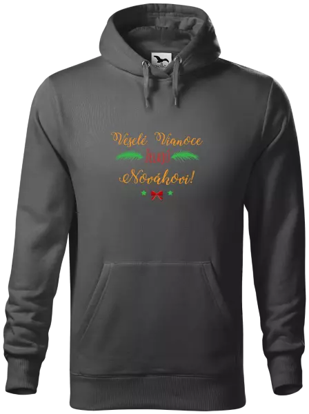 Pánska mikina Veselé Vianoce želajú... (priezvisko)