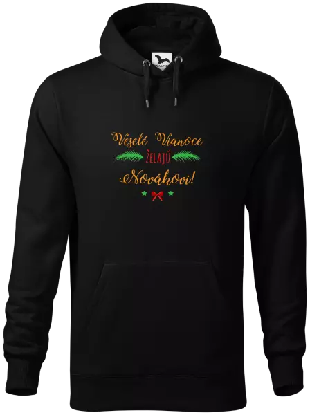 Pánska mikina Veselé Vianoce želajú... (priezvisko)