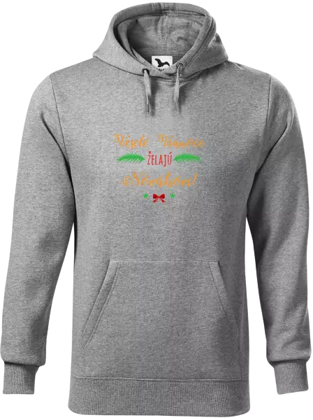 Pánska mikina Veselé Vianoce želajú... (priezvisko)