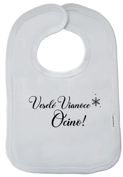 Detský podbradník Veselé Vianoce ocino