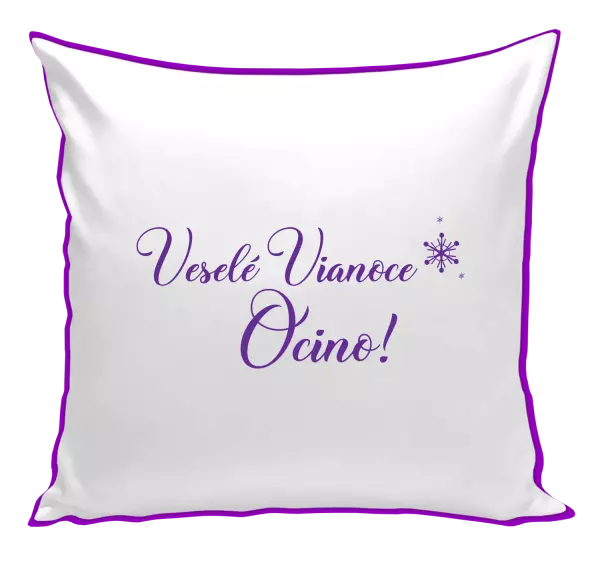 Vianočný vankúš Veselé Vianoce ocino