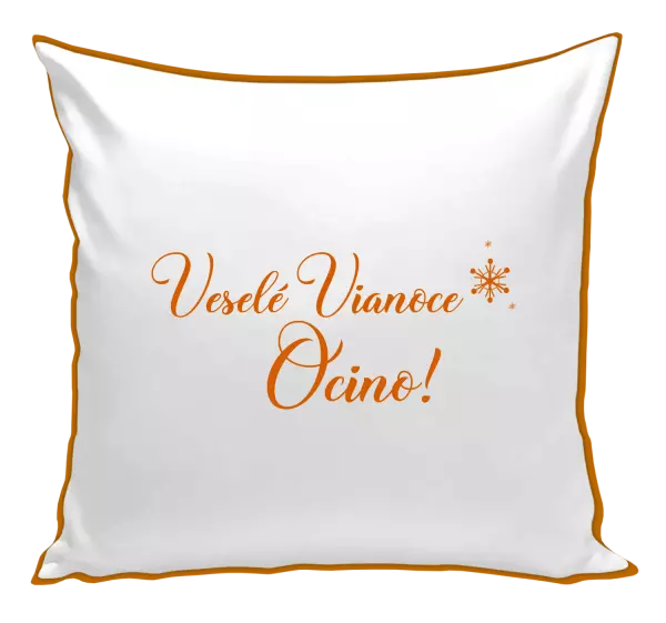 Vianočný vankúš Veselé Vianoce ocino
