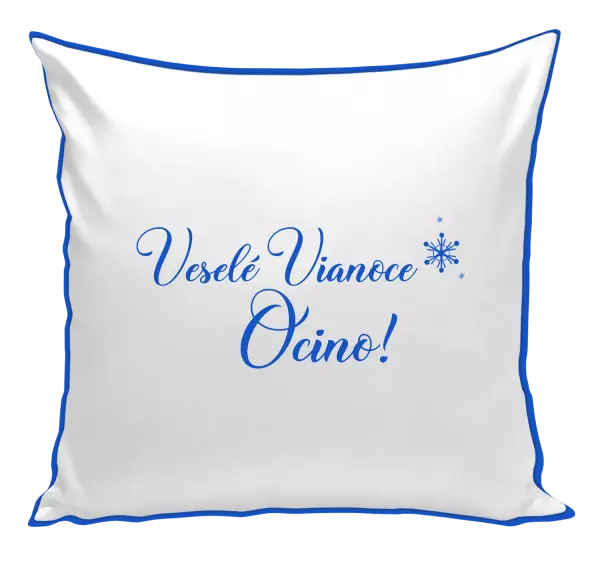 Vianočný vankúš Veselé Vianoce ocino