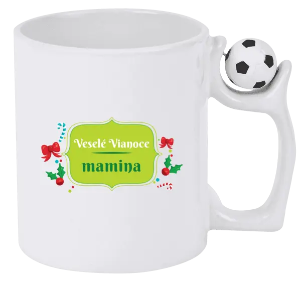 Vianočný hrnček Veselé Vianoce, mamina