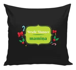 Vianočný vankúš Veselé Vianoce, mamina