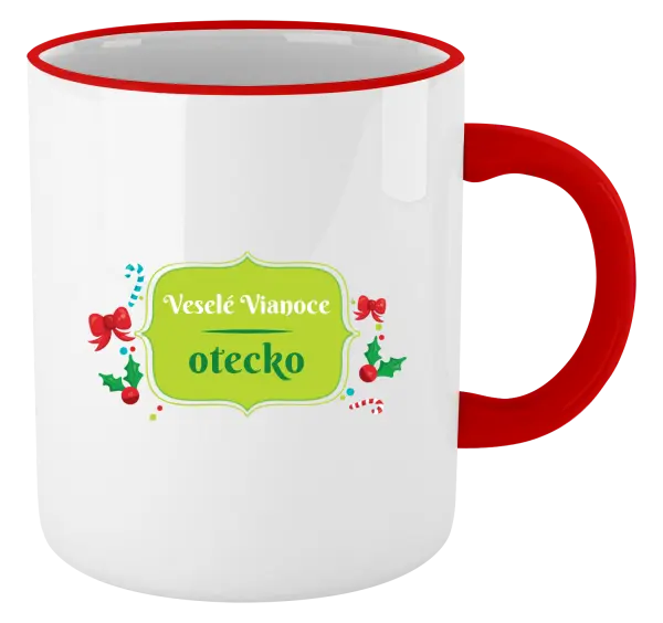 Vianočný hrnček Veselé Vianoce, otecko