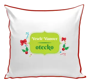 Vianočný vankúš Veselé Vianoce, otecko