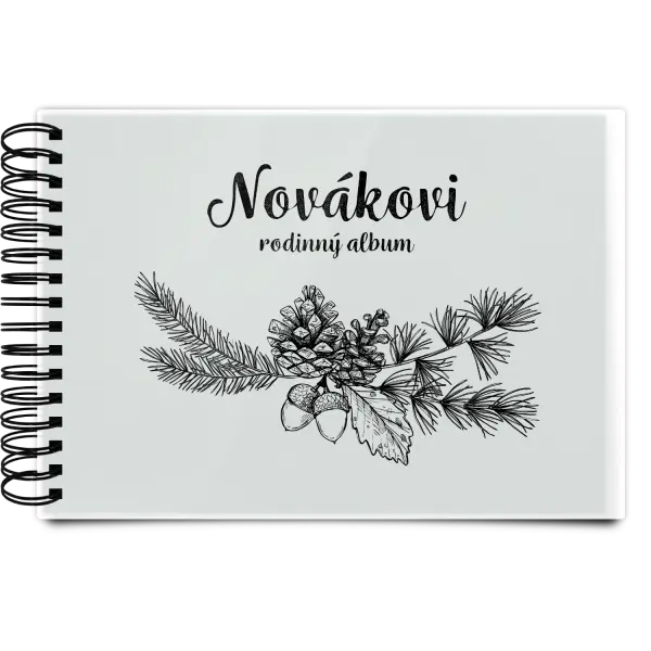 Plexi album s krúžkovou väzbou Vetvičky