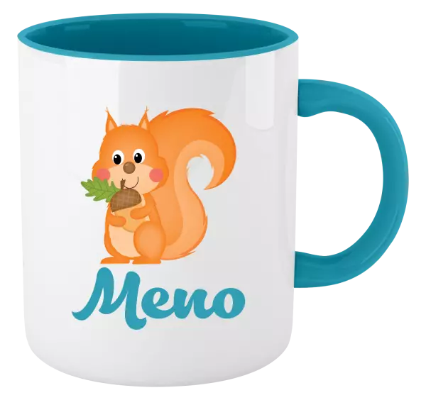 Hrnček  Veverička s menom