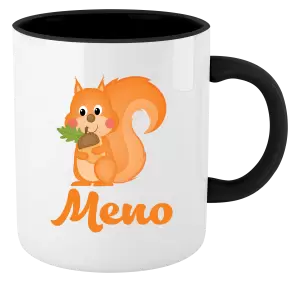 Hrnček  Veverička s menom