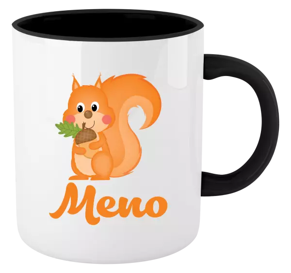 Hrnček  Veverička s menom