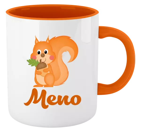 Hrnček  Veverička s menom