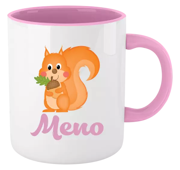 Hrnček  Veverička s menom